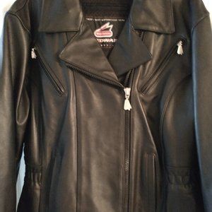 Hein Gerecke Leather motorcycle jacket  Size XL(W)